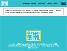Tablet Screenshot of greenbeetz.org